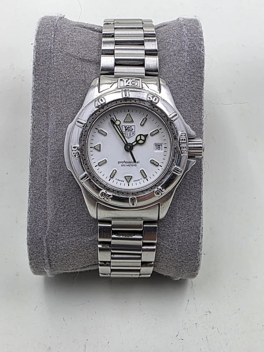 TAG Heuer Professional 200 Meters Stainless Steel Watch - White Dial